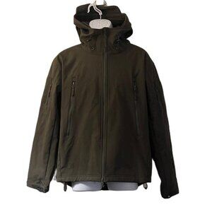 FREE SOLDIER Tactical Men's Military Fleece Hoodie Wind/Water Proof Softshell M